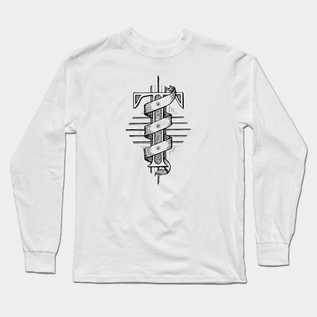 Monogram T Long Sleeve T-Shirt by calebfaires